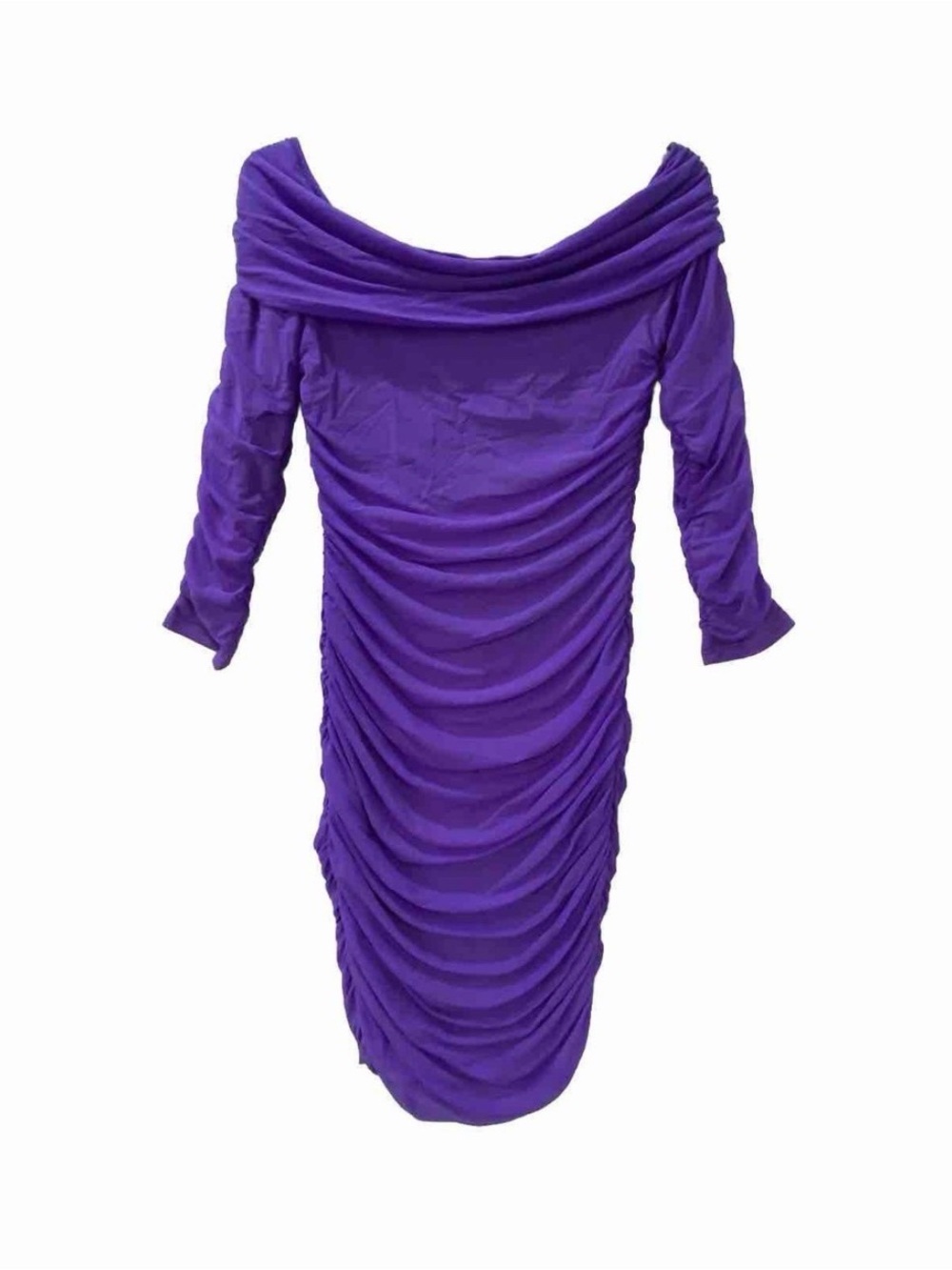 Fashion Nova Off-Shoulder Ruched Lavendar Women's Dress Sz XL